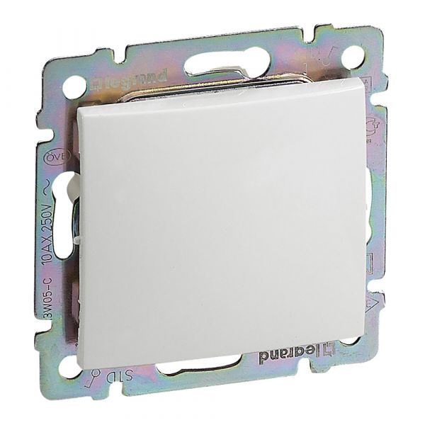 Выключатель 1-клавишный перекрестный схема 7 10А белый VALENA DIY