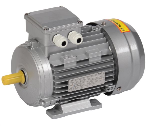Электродвигатель трехфазный АИР 63B6 380В 0,25кВт 1000об/мин 1081 DRIVE