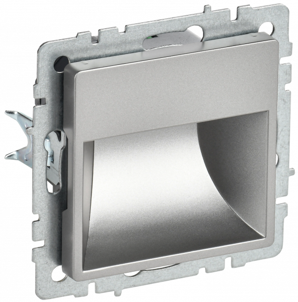 BRITE Подсветка LED встраиваемая ПЛ20-БрС сталь