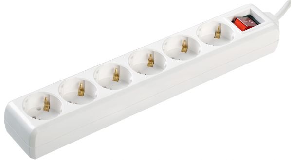 Удлинитель бытовой 6х5м с заземлением с выключателем 16А У06К