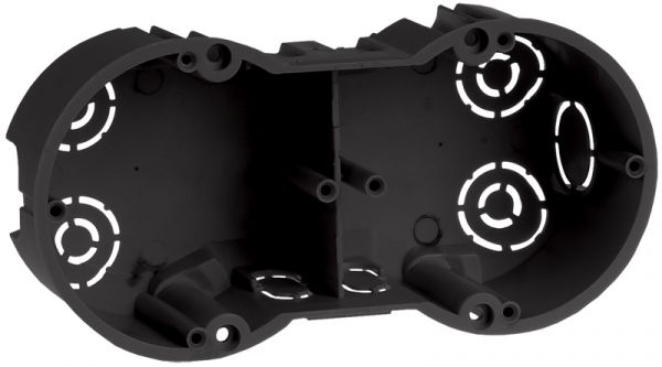 Коробка установочная 141х70х45мм двухместная для твердых стен