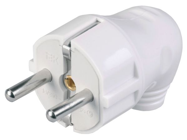 Евровилка угловая белая 16 А