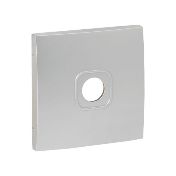 Валенсия лицевая панель розетки TV 1-местная 75Ом 5-862МГц сталь