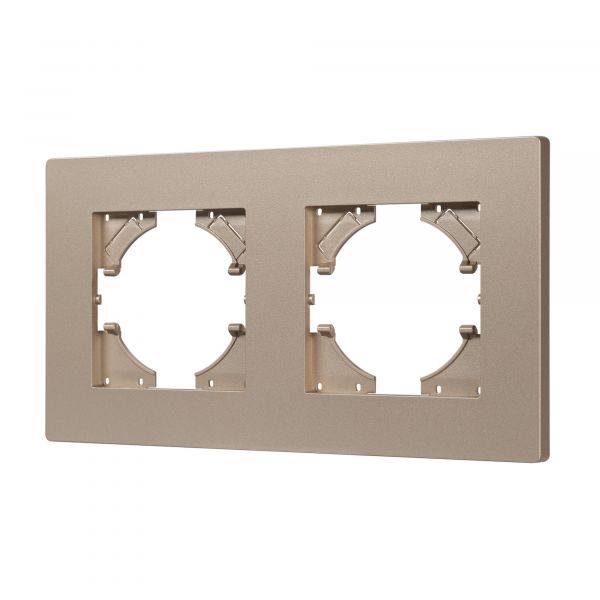 Рамка пластиковая FRM-PERIO-PL-2-GD