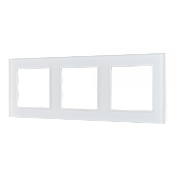 Рамка стеклянная FRM-GLARE-GS-3-WH