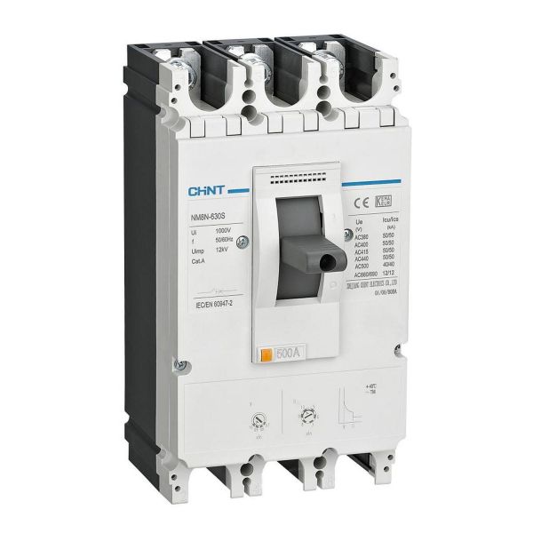 Выключатель автоматический NM8N-630H TM 400А 3P 100кА с регулируемым термомагнитным расцепителем (R)