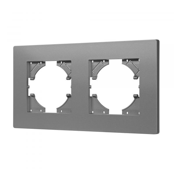 Рамка пластиковая FRM-PERIO-PL-2-GR