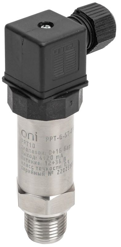 Преобразователь давления PPT10 0,5% 0-16Бар 4-20мА G1/2 DIN43650