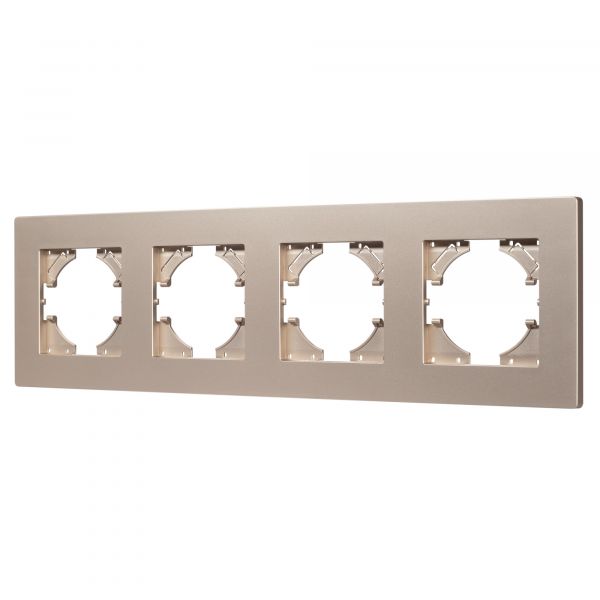 Рамка пластиковая FRM-PERIO-PL-4-GD