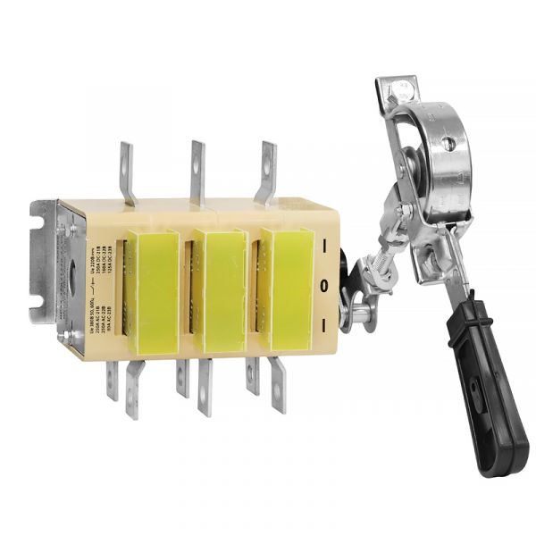 ВР32-35 А 31240-00 УХЛ3, 250А, несъёмная передняя смещённая рукоятка, 3-х полюсный на одно направление, с дугогасительными камерами, IP00, выключатель-разъединитель  (ЭТ)