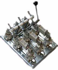 РПБ-16/Л УХЛ3, 1600А, боковая смещённая рукоятка, левый привод, с ППН-41 1600А, IP00, разъединитель-предохранитель  (ЭТ)