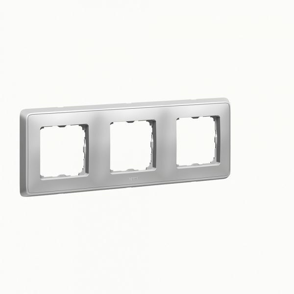 CARIVA Рамка 3 поста алюминий