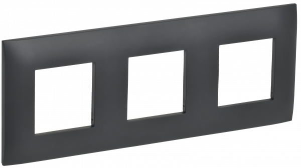 SKANDY Рамка 3-местная SK-F03T титан IEK