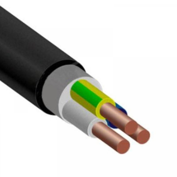 Кабель силовой ВВГнг(А)-LS 3х2.5ок-0.660          бухта 100м однопро волочный  ТРТС