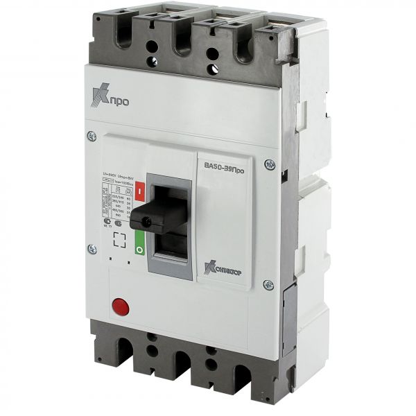 Выключатель автоматический ВА50-39 Про 3p 500 А Icu-36 kA (630Н)