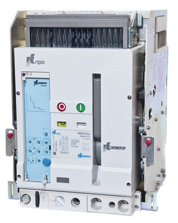 Выключатель автоматический воздушный Протон 16В 1250A, 3P, Icu-50kA (Н), ВА50-45