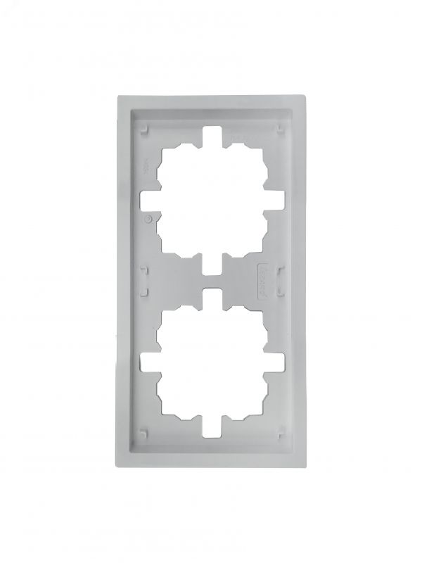 ZIMA Рамка 2-ая универсальная, белая Lezard 704-0200-147