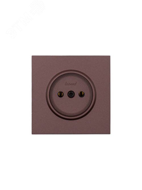 ZIMA Розетка без заземления, 16 А, механизм, шоколад Lezard 704-7388-121BQC
