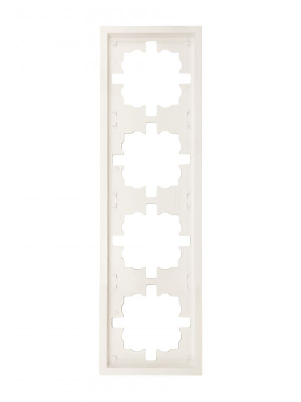 ZIMA Рамка 4-ая универсальная, слоновая кость Lezard 704-9000-149