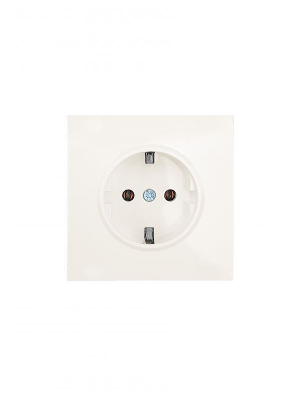 ZIMA Розетка с заземлением, 16 А, механизм, слоновая кость Lezard 704-9088-122BQC