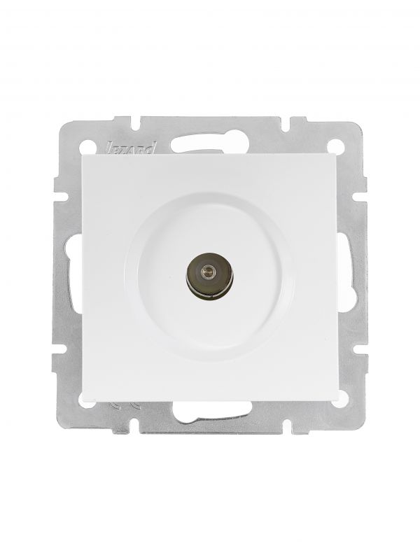 VESNA Розетка ТВ проходная белая