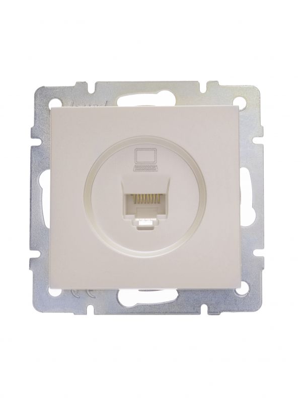 Vesna Розетка комп. жемч. бел. перл.