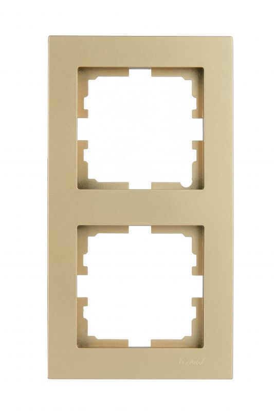 VESNA Рамка 2-ая вертикальная б/вст золото