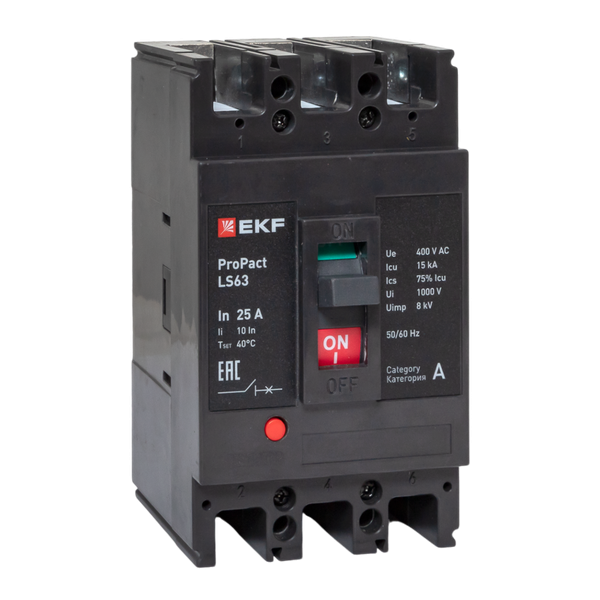 LS63 15кА 3P 25А ProPact EKF