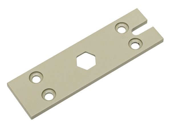 Планка для крепления замка LMP-180K/200K Grey без сквозного сверления двери серая