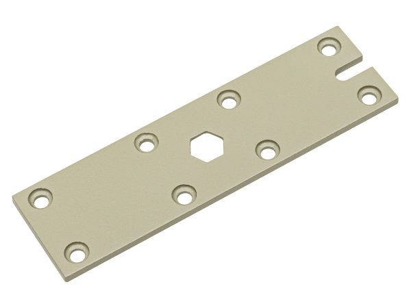 Планка для крепления замка LMP-295K/194K Grey без сквозного сверления двери серая