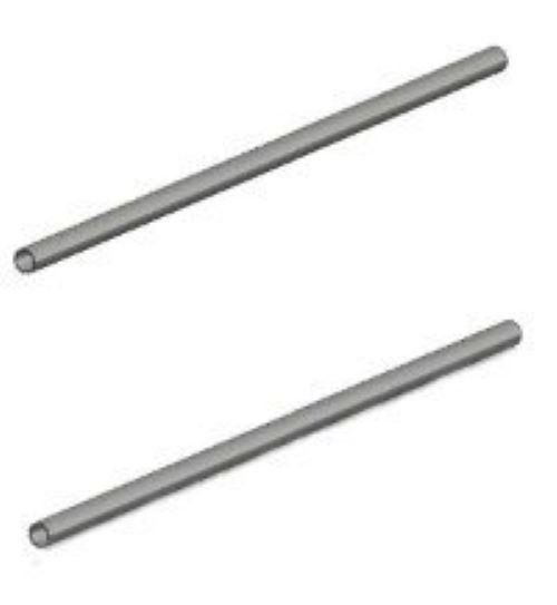 Поручень ограждения двойной 940 мм Praktika