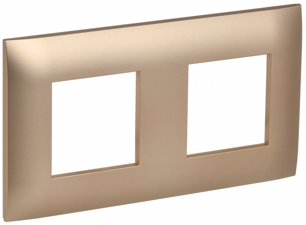 SKANDY Рамка 2-местная SK-F02Sa песочный IEK