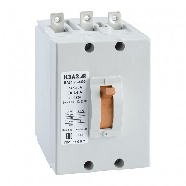 Выключатель автоматический ВА21-29В-320010-25А-3Iн-660AC-У3