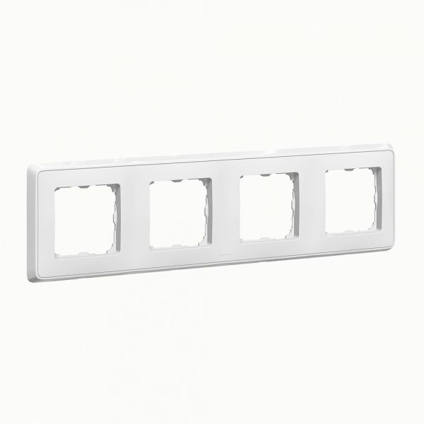 CARIVA Рамка 4 поста белая