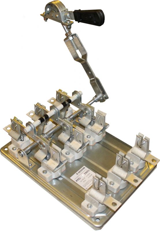 РПС-2/Л УХЛ3, 250А, передняя смещённая рукоятка, левый привод, без предохранителей, IP00, разъединитель-предохранитель  (ЭТ)