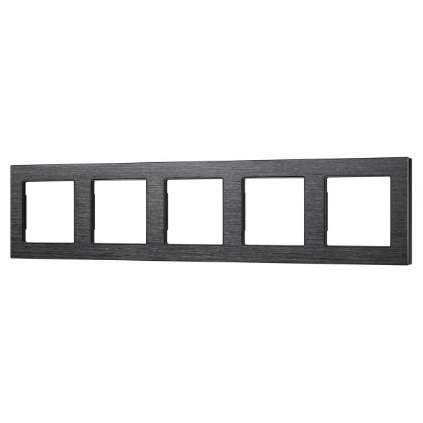 Рамка алюминиевая FRM-PRESTO-ALS-5-BK