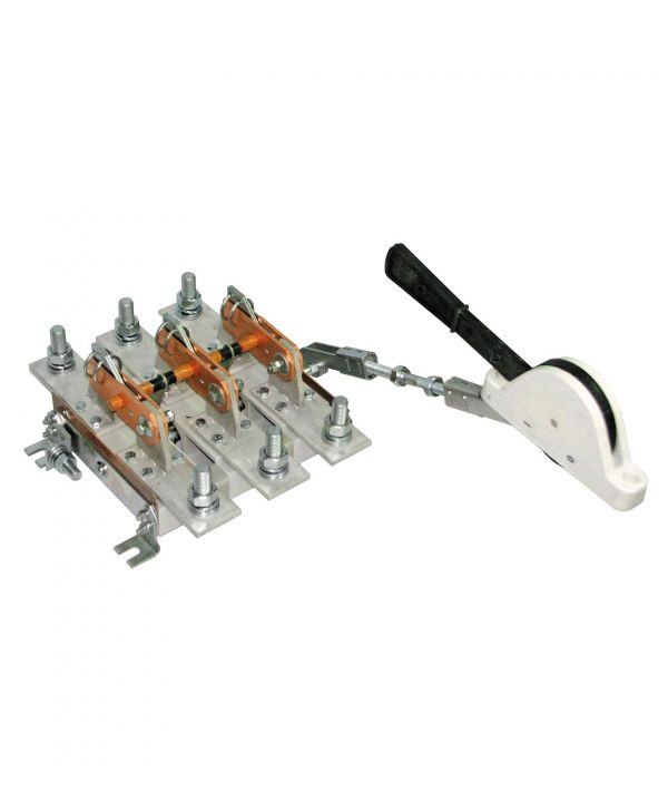 РЕ19-35-31140-00 УХЛ3, 250А, 3-х полюсный на одно направление, передняя смещенная рукоятка, IP00, разъединитель  (ЭТ)