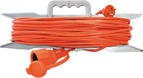 Удлинитель на рамке без заземления ПВС 2x0,75 30 м