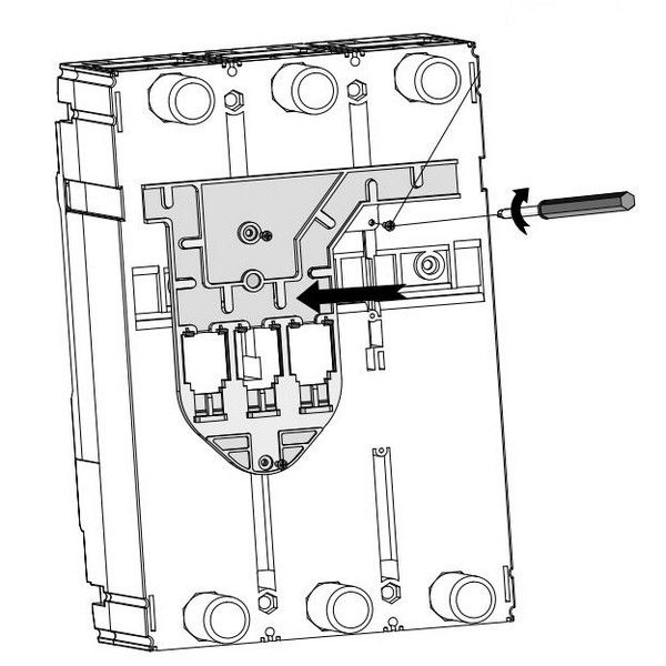 Соединительный разъём Connector Base для подключения вспомогательных цепей (AX,AL,SHT,UVT) Susol MCCB TS800 во втычное основание