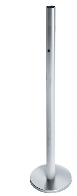 Стойка ограждения передвижная базовая с отверстием под фиксатор