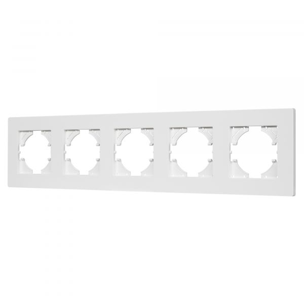 Рамка пластиковая FRM-PERIO-PL-5-WH