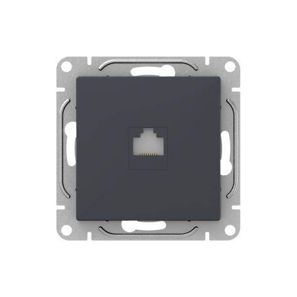 Механизм розетки RJ45 (cat5)  графит Эпика EKF