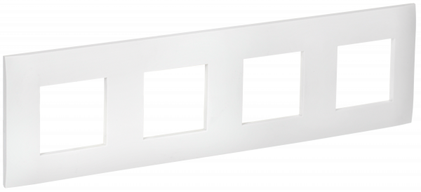 SKANDY Рамка 4-местная SK-F04W арктический белый IEK