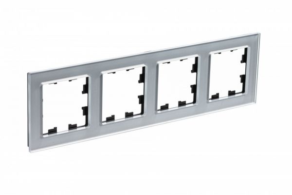 Рамка четырехпостовая ATLASDESIGN NATURE, ОРГАНИЧЕСКОЕ СТЕКЛО АЛЮМИНИЙ