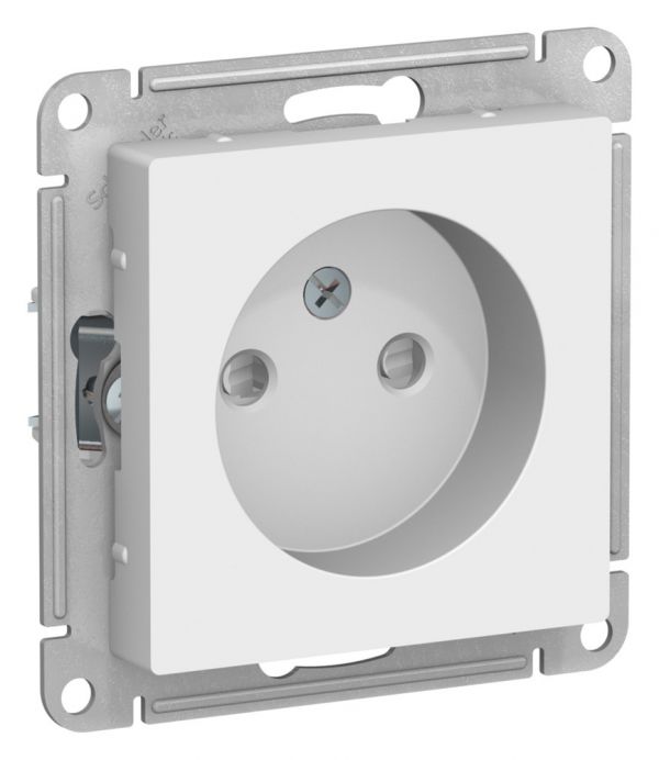 ATLASDESIGN РОЗЕТКА без заземления со шторками, 16А, механизм, ЛОТОС