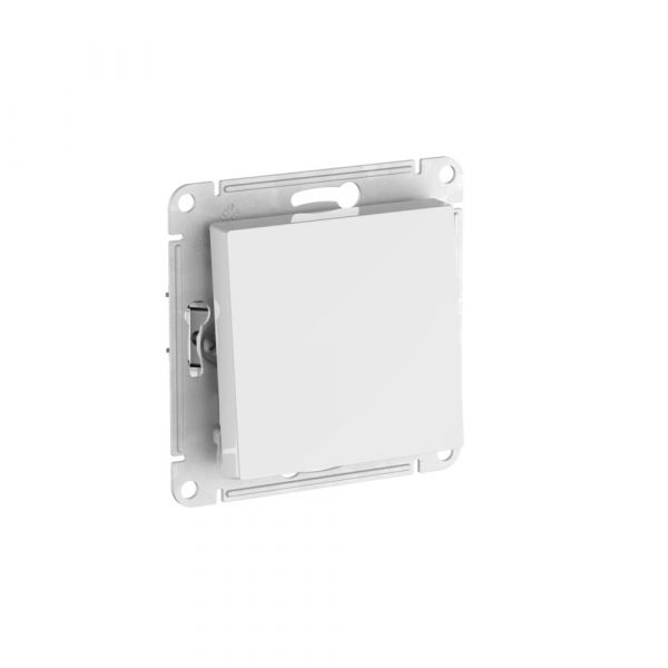ATLASDESIGN AQUA 1-клавишный ПЕРЕКЛЮЧАТЕЛЬ IP44, сх.6, 10АХ, быстрозажимные клеммы, БЕЛЫЙ