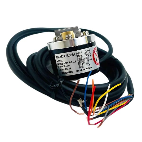 Энкодер инкрементальный в компактном корпусе ?40мм (с полым сквозным валом) E40H12-1024-6-L-24