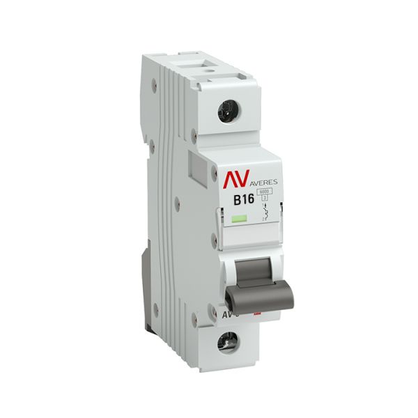 Выключатель автоматический AV-6 1P 16A (B) 6kA AVERES
