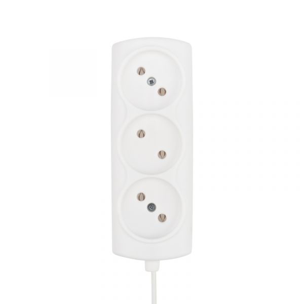 Удлинитель PROconnect STANDARD 3 гнезда, 1.5 м, 2х0.75 мм, б/з, белый