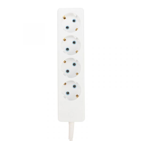 Удлинитель PROconnect 4 гнезда, 3 м, 3х0.75 мм, с/з, белый